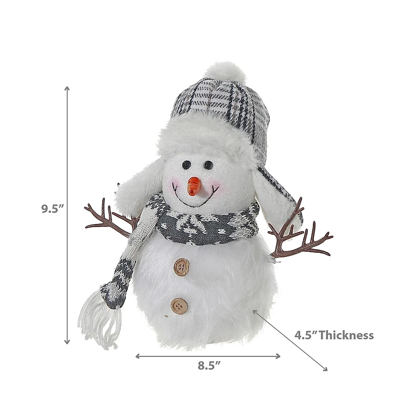 Gardienne En Peluche Bonhomme De Neige D'Hiver