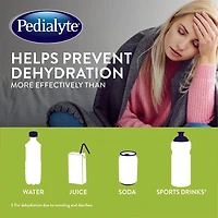 Pedialyte , Bâtonnets de Poudre d'Électrolytes, Solution de Réhydratation Orale, Pomme, 8x8.5g Bâtonnets