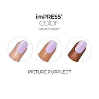 KISS ImPRESS Color - 30 faux ongles, courts Gel en minutes