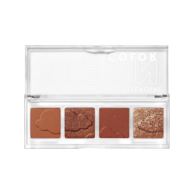 COVERGIRL Clean Eye Color, Clean and vegan formula without talc, mineral oil, paraben and fragrance, highly pigmented eyeshadow, 100% Cruelty-Free, Clean eyeshadow