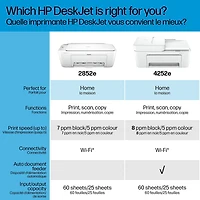 HP Deskjet 4252e All-in-One Printer, w/ 3 months free Instant Ink, HP DeskJet 4252e