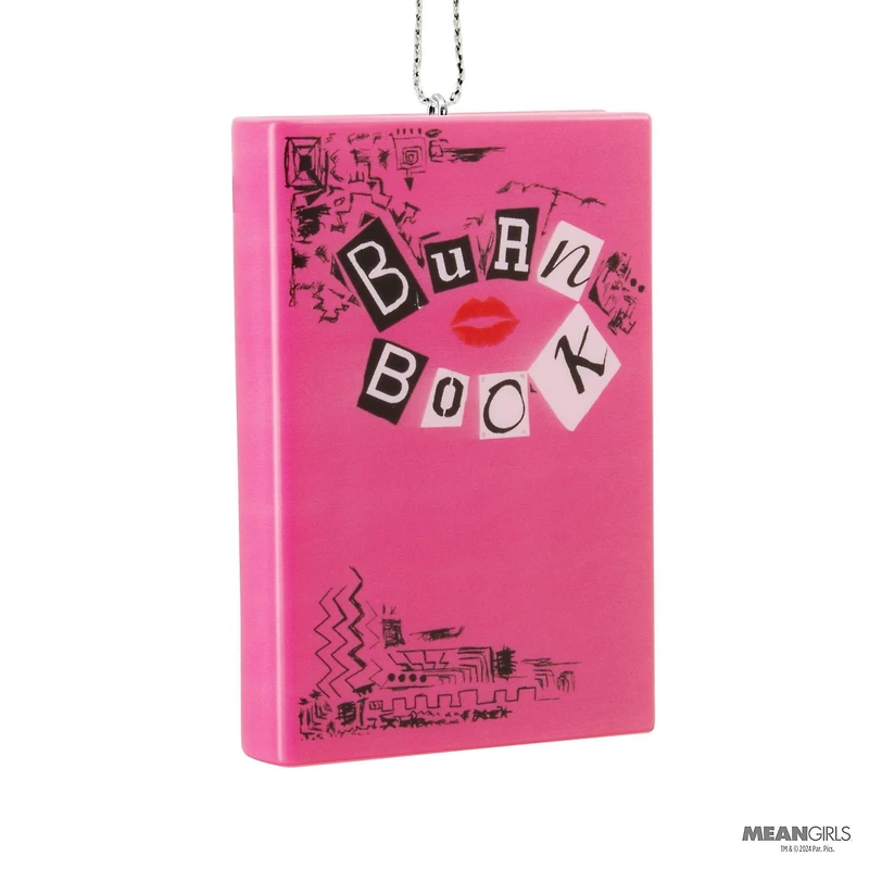 Hallmark Christmas Ornament (Mean Girls Burn Book Shatterproof)