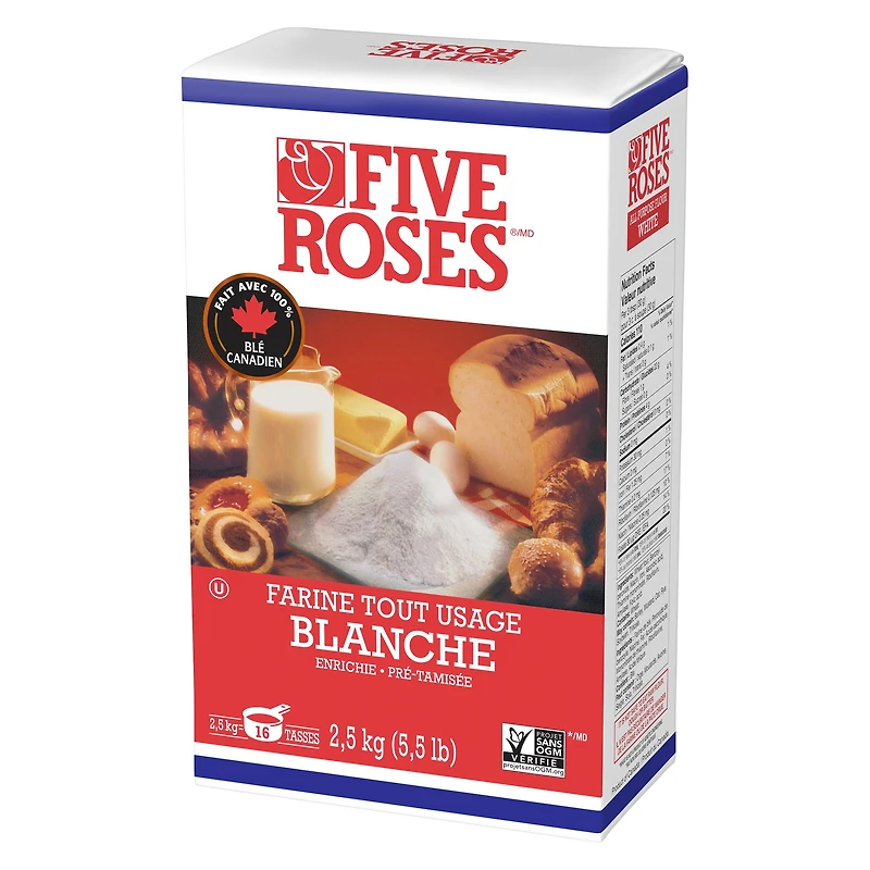 Five Roses All Purpose Flour, White, 2.5kg, 2.5 kg
