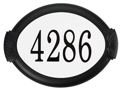 PRO-DF Classic Aluminum Address Plaque