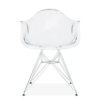 Seau acrylique avec pieds chrome
