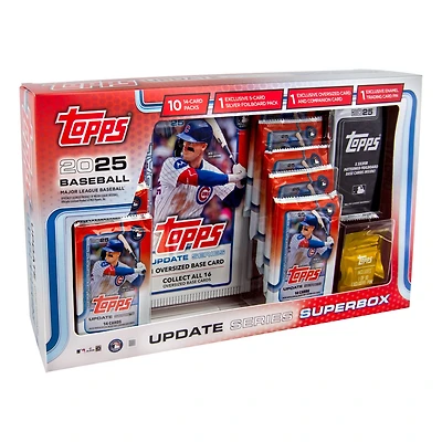 2025 Topps Updates Baseball Trading Cards Super Box