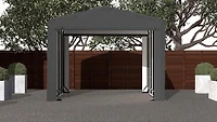 Garage ShelterTube classé vent/neige 12x18x10  Grs