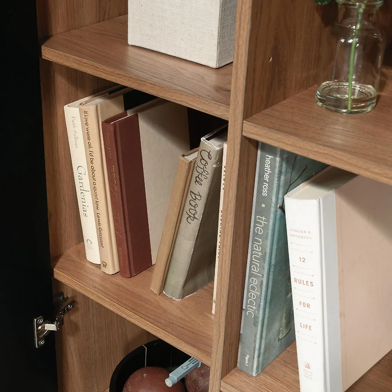 Sauder La Collection Ambleside Meuble de Rangement, Finition Serene Walnut, 431619