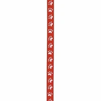 Ruban de grosgrain à motifs de pattes Offray 10mm