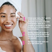 Tampons démaquillants pour les yeux Almay Lingettes biodégradables pour maquillage hydrofuge 120 ct.