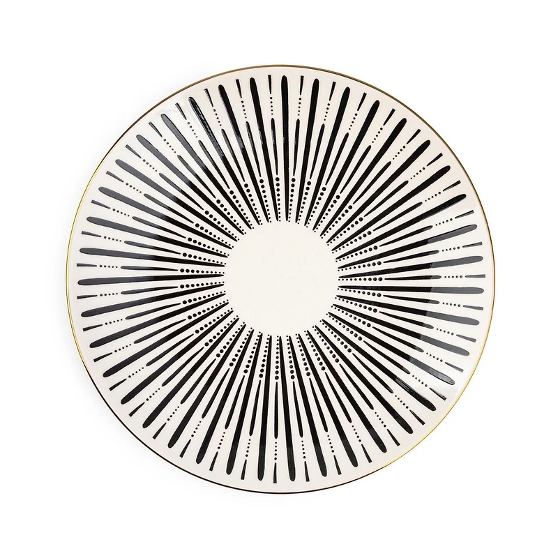 Thym et vaisselle de table Calypso Stoneware, ensemble de 12 pièces