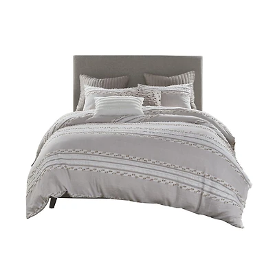 Home Essence Lennon Taupe Comforter Set