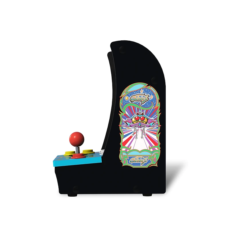 Arcade1Up Class of ‘81 Ms. PAC-MAN / GALAGA Countercade – 3 Classic Games, Retro Game Console for Home, Portable Console with 7-inch Screen, Table-top Video Game for Game Room