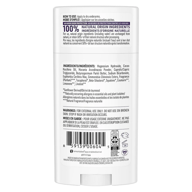 Désodorisant d'Origine Naturelle Schmidt's  lavender & sage 75 g Désodorisant