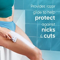 Gel à raser Gillette Venus Satin Care Peau sensible, crème à raser pour femmes, avec aloès (7oz)