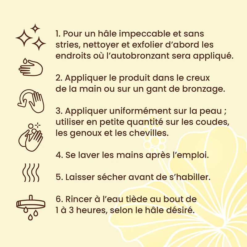 Eau autobronzante Aloha GlowMC de Hawaiian TropicMD 190 mL