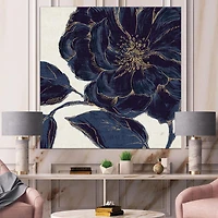 Designart Or doré rose foncé Art mural sur toile