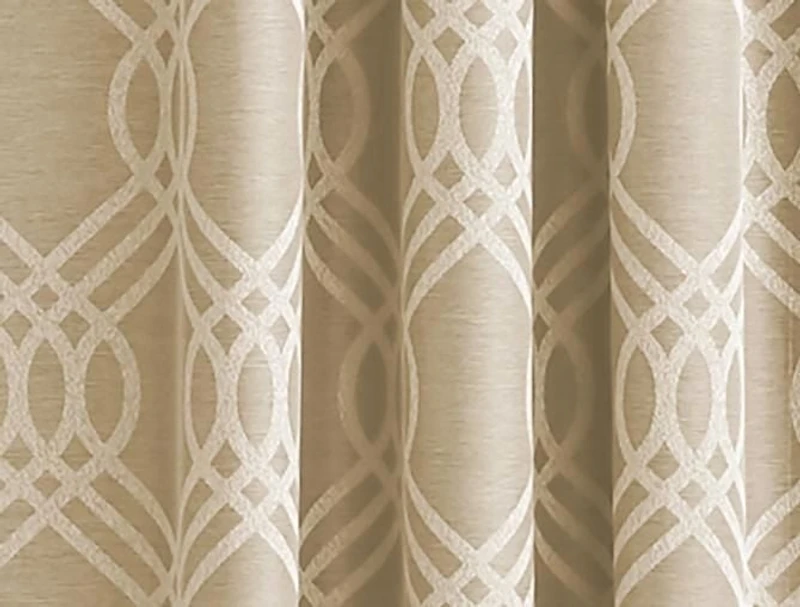Eclipse Zana Trellis 63" Blackout Rod Pocket Window Panel