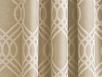 Eclipse Zana Trellis 63" Blackout Rod Pocket Window Panel