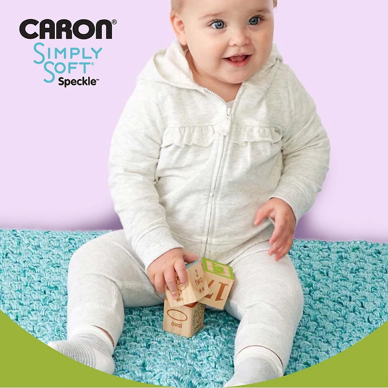 Caron® Simply Soft® Speckle™ Yarn, Acrylic #4 Medium, 5oz/141g, 235 Yards
