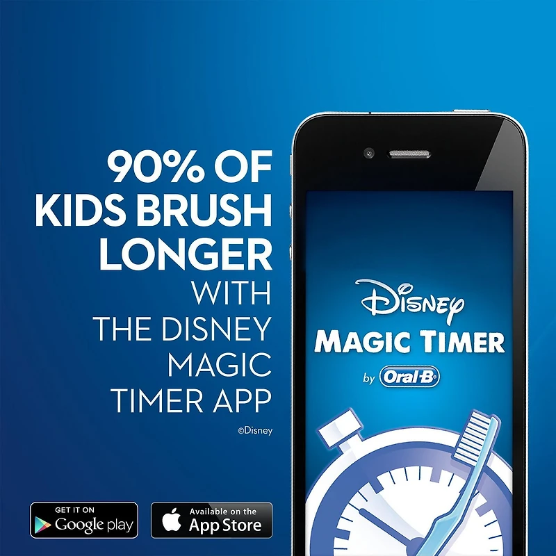 Oral-B Kids Electric Toothbrush featuring Disney Princesses, for Kids 3+