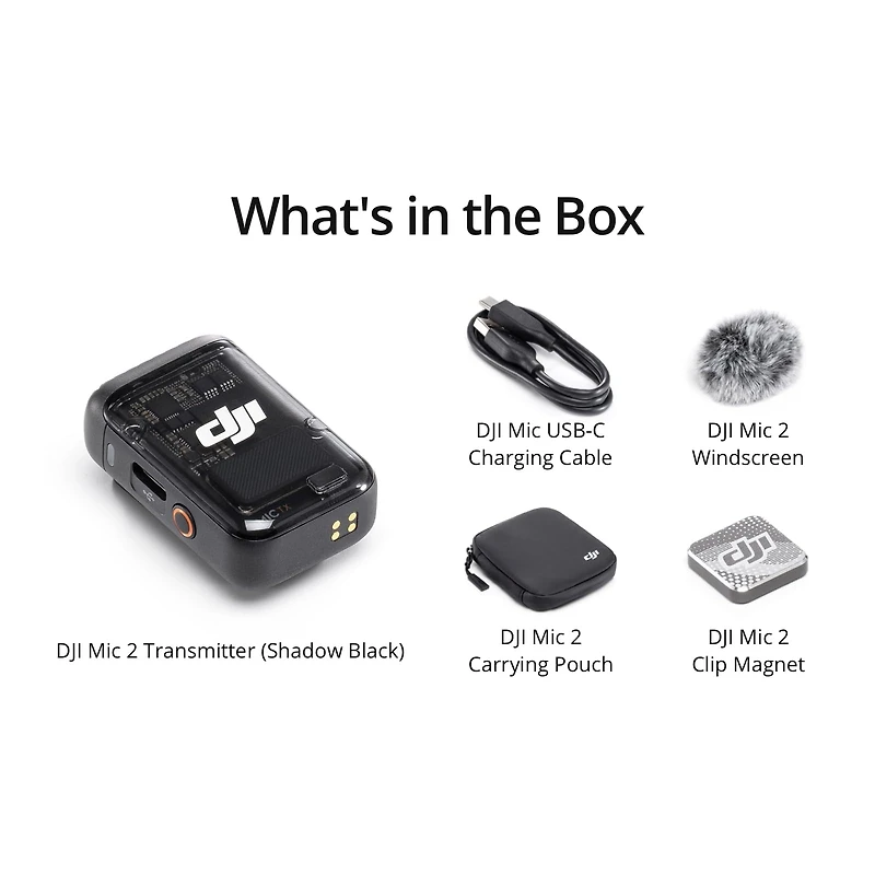 DJI Mic 2 Transmitter (Shadow Black)