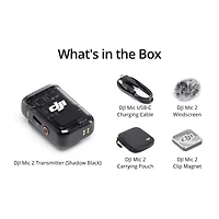 DJI Mic 2 Transmitter (Shadow Black)