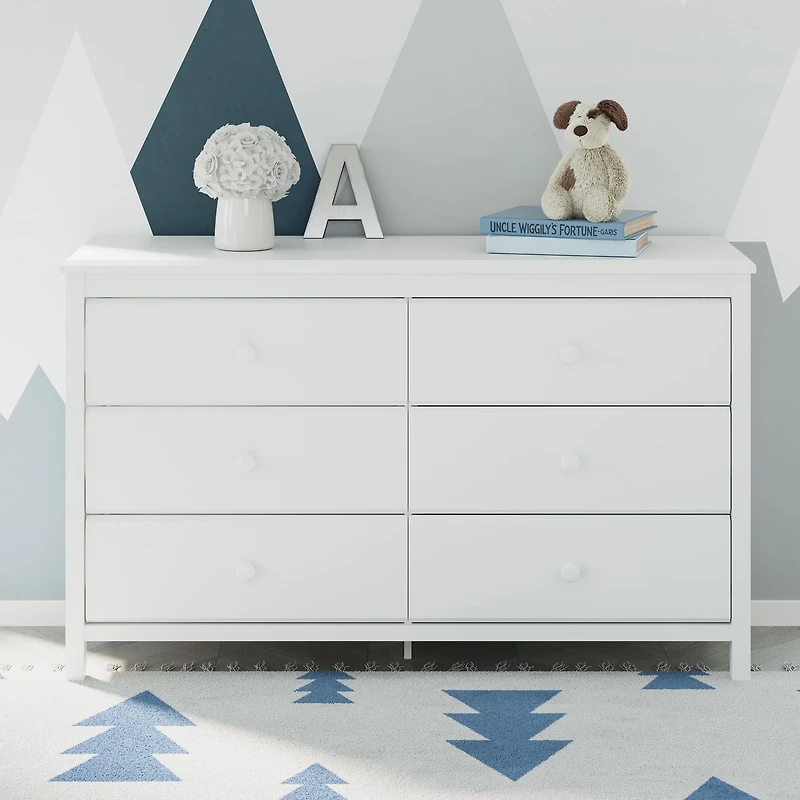 Storkcraft Alpine 6-Drawer Double Dresser