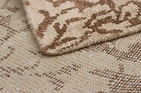 ECARPETGALLERY Tapis Noué à la Main pour Salon, Salle à Manger et Chambre à Coucher Contemporain Collection La Seda 4'10" x 7'9" en Brun