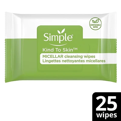 Lingettes Nettoyantes Visage Simple Kind To Skin
