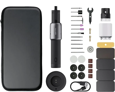 HOTO 35-in-1 Rotary Tool Kit, Cordless, Lightweight