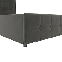 Rose Upholstered Bed with Storage