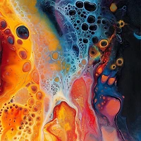 Huile de silicone UNIQUE CREATIV ART — 118 ml (4 oz liq.) Additif pour cellules Fluid‑Art