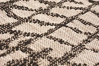 ECARPET Indoor Outdoor Area Rug for Patio, Deck, Living Room Sisal Safari Collection