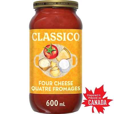 Sauce Pour Pâtes Quatre Fromages Classico Tomate et Quatre Fromages 600ML