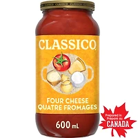 Sauce Pour Pâtes Quatre Fromages Classico Tomate et Quatre Fromages 600ML