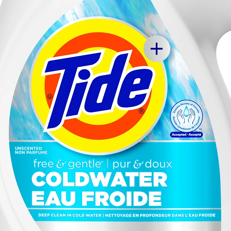 Détergent à lessive liquide Tide Ultra Eau froide, parfum Original, détergent à lessive liquide formulé pour l’eau froide, 1,62 L, 39 brassées TIDE TD LQ HE P&D EF39LD