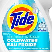 Détergent à lessive liquide Tide Ultra Eau froide, parfum Original, détergent à lessive liquide formulé pour l’eau froide, 1,62 L, 39 brassées TIDE TD LQ HE P&D EF39LD