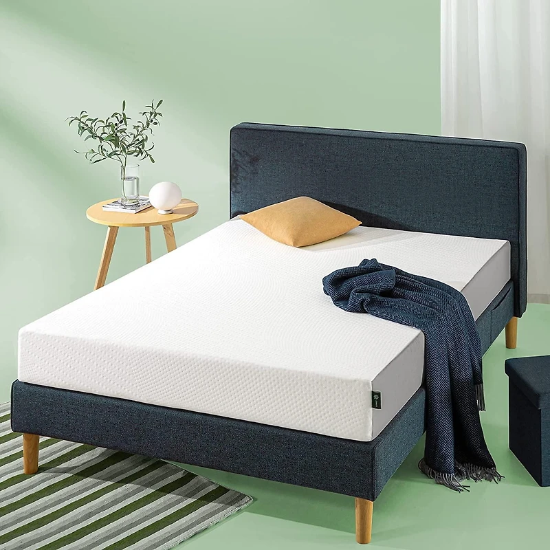 ZINUS 8 Inch Cooling Essential Foam Mattress / Affordable Mattress / Bed-in-a-Box / CertiPUR-US Certified / 10 Years Warranty