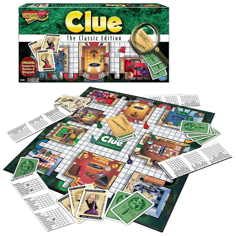 Jeu de "Clue" (Seulement en Anglais)