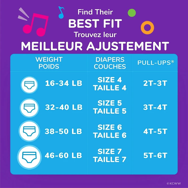 Sous-vêtements d’entraînement pour garçons Pull-Ups, Emballage Giga Taille: 2T - 6T | 74-48 sous-vêtements