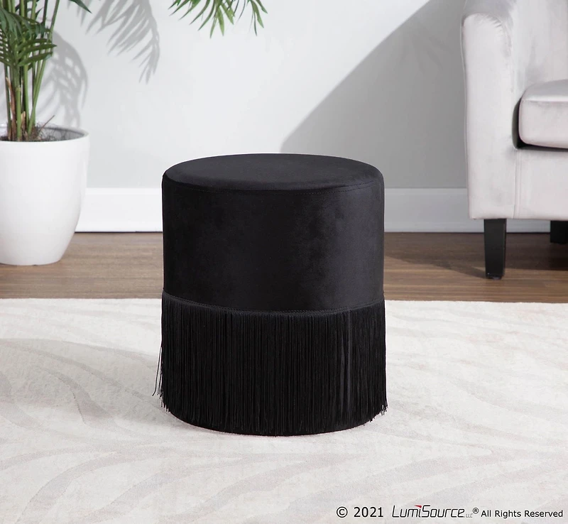 Fringe Ottoman from LumiSource