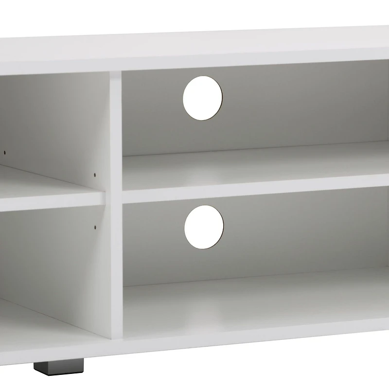 CorLiving Hollywood Modern TV Stand with Open Adjustable Shelves for Most TVs up to 85 inch