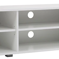 CorLiving Hollywood Modern TV Stand with Open Adjustable Shelves for Most TVs up to 85 inch