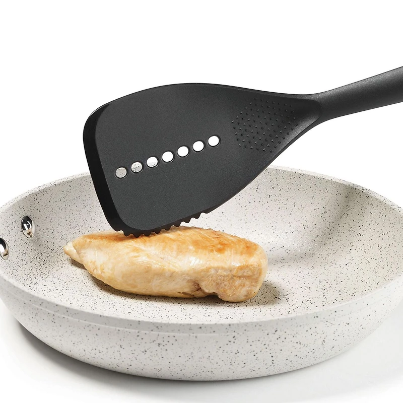 Gourmet STEEL - Nylon Slotted Turner, Heat resistance 410F