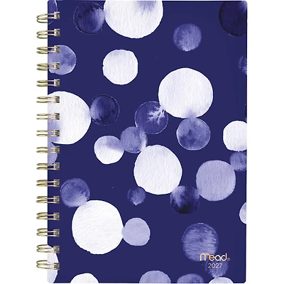 Mead® Watercolour Dots SM W/M Planner, 2027