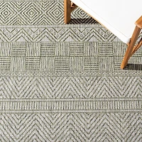 SAFAVIEH Courtyard Altan Tapis Intérieur/Extérieur à Chevrons