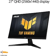 ASUS TUF VG27AQ3AZ – 27", QHD, 180Hz, IPS rapide, ELMB Sync, 1ms, FreeSync Premium, G-Sync