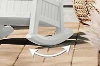 Suncast - Rocking Chair w/Storage - Ice Cube