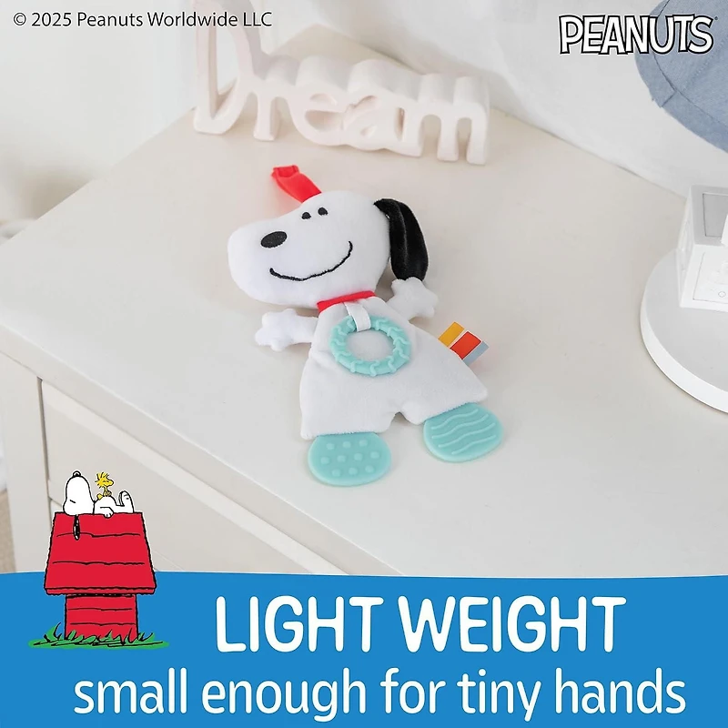 Jouet en peluche avec l'anneau d'apprentissage de Kids Preferred Peanuts Snoopy 12,5 pouces